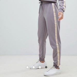 Asos stripe joggers